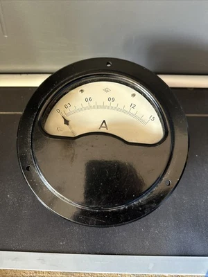 Ancien INSTRUMENT DE MESURE - AMPEREMETRE  (B L) déco atelier loft Chalet - Photo 1/4