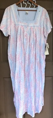 Camisón ARIA Komar NUEVO CON ETIQUETAS TALLA 2XL (24/26) rosa pastel/azul algodón Foto 1 de 4