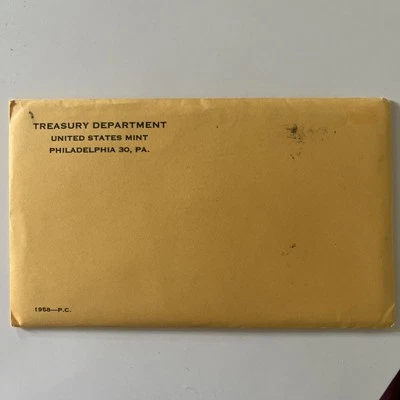 1958-P Proof Set United States US Mint Original Government Packaging  - Image 1 of 4