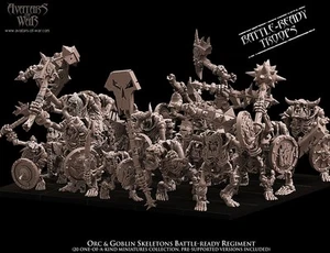 Toten- Living - Schlacht Ready Skelette Orks Und Goblin - Picture 1 of 5