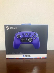 Wireless Hori pad Controller for Steam Luminous Violet HPC-068 Blue - Picture 1 of 13