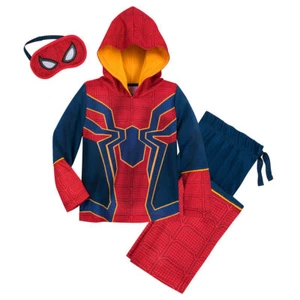 Marvel Spider-Man Iron Spider 2 PC Long Sleeve Costume Pajama Set Boy 5/6 - Picture 1 of 2