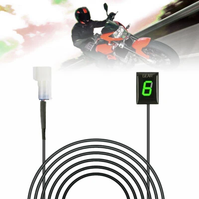 motorcycle Green LED Gear Indicator For Kawasaki ER-6F Ninja 250R Z300 Z650 - Image 1 of 4