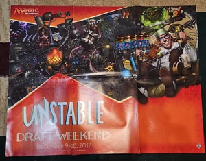 Póster Magic The Gathering Magic The Gathering Inestable Draft Fin de Semana Promocional 28" x 22" 2017 - Imagen 1 de 3