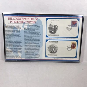 Commonwealth Of Independent States Commemorative Covers Postal Stamp Set Russia - Picture 1 of 9