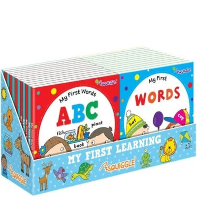 MARTELLO UK Early Learners Board Book - Learning Toddlers Babies Children Fun ABC Words