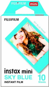 1 x FUJI INSTAX MINI SKY BLUE INSTANT COLOR Film (10 photos)--expiry: 05/2020 - Picture 1 of 2