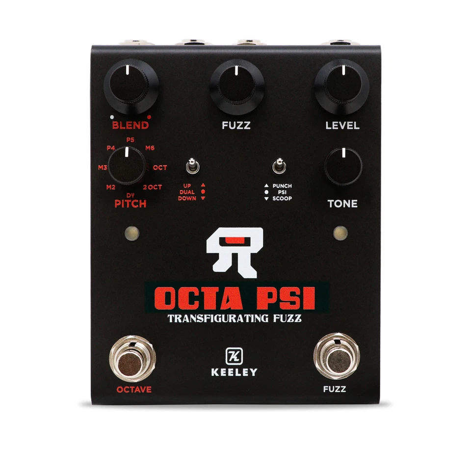 Keeley Octa Psi Transfigurating Fuzz Effects Pedal Black