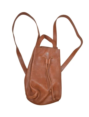 Bolso de Cuero Madewell Marrón Suave Mini Mochila Correas para el Hombro Somerset Coñac Foto 1 de 4