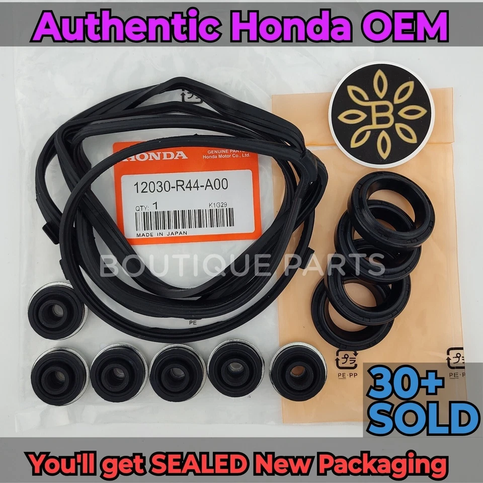 OEM Genuine for Honda Valve Cover Gasket Kit 12030-R44-A00 Civic Accord CR-V TSX - Image 1 of 4