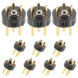 10 Stück XLR Zubehör Audio Konvertierung Kopf Mikrofon Stecker Stecker - Bild 1 von 12
