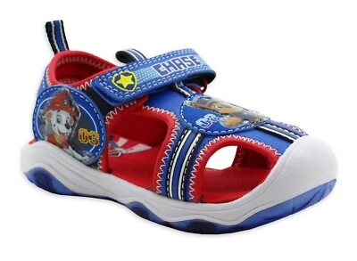 Paw Patrol Sandals Toddler Size 7 or 8 Light Up Chase Marshall Closed - Image 1 of 4