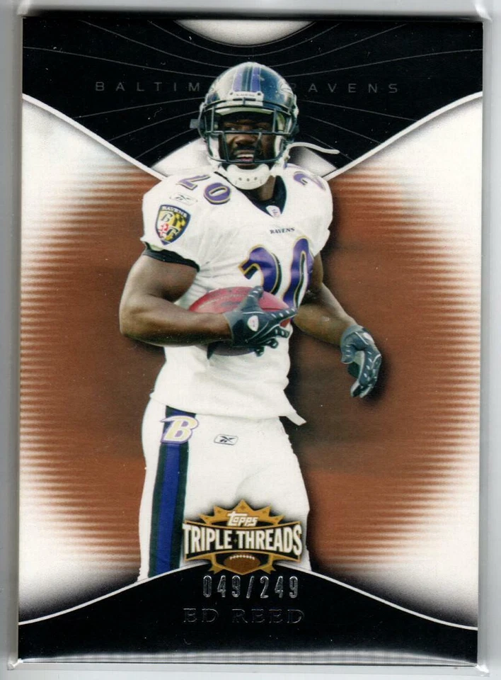 2009 Topps Triple Threads Sepia #89 Ed Reed 249 (ref 187379) - Image 1 of 1