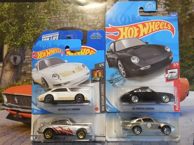 LOTE 4 96 COCHES DEPORTIVOS HOT WHEELS PORSCHE CARRERA 930 DREAM GARAGE X-TREME SPEED Foto 1 de 4