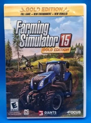 Farming Simulator 15: Gold Edition PC FULL GAME + NEW ENVIRONMENT + NEW VEHICLES - Image 1 of 3