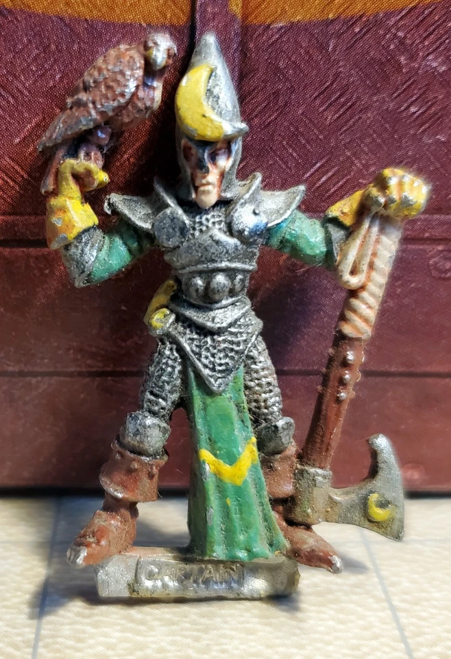 Warhammer Fantasy Wood Elf Captain Keltoi Moonfalcon 1987 Citadel Command Metal - Image 1 of 1