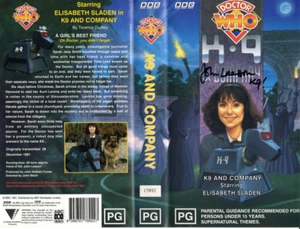 Doctor Who: K9 and Company (Australian) VHS Cover Signed by JOHN LEESON - Picture 1 of 1