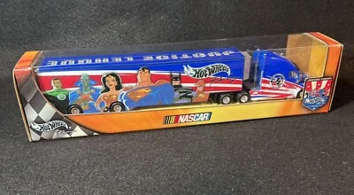 Hot Wheels Justice League Event Transporter 2004 NASCAR New Sealed - Image 1 of 3