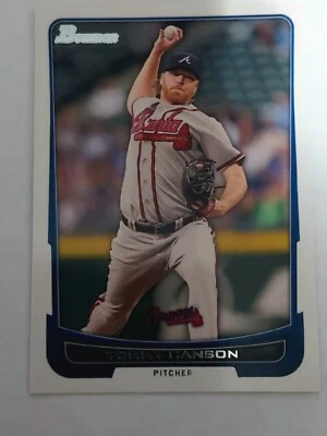 2012 topps bowman baseball card Tommy Hanson #68 - Image 1 of 2