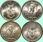 (1) 1944-D Philippines 20 Centavos ~ Choice Bu ~ 75% Silver ~ Denver Mint ~ C12