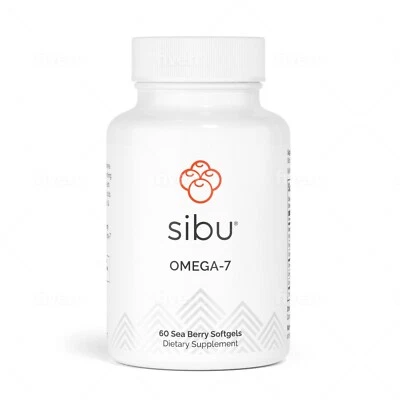 SIBU Omega 7 Sea Buckthorn Oil Geles Blandos, 60 ct ¡NUEVO LOOK! Foto 1 de 4