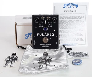 Spaceman Polaris Resonant Overdrive Guitar Effect Pedal #011/222 in Black - Picture 1 of 4