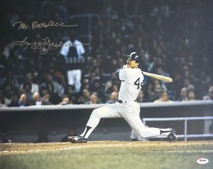 Reggie Jackson Signed 16x20 New York Yankees Photo 'Mr October' PSA Y36811 - Picture 1 of 2