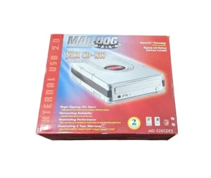 Mad Dog Multimedia Dominator 4 in 1 52X CD-RW+DVD Rom Rewrites any RW Media G - Picture 1 of 8