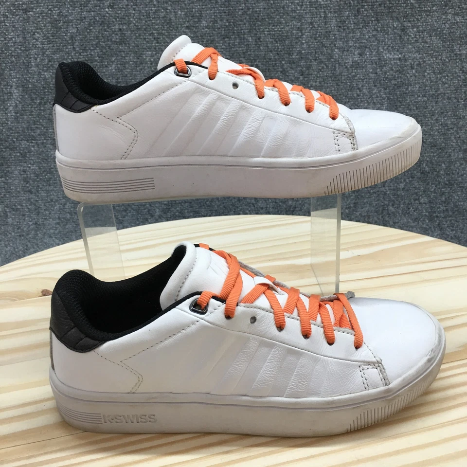 K Swiss Shoes Womens 6 Court Frasco Casual Low Sneakers 95453-102 White Leather - Image 1 of 4