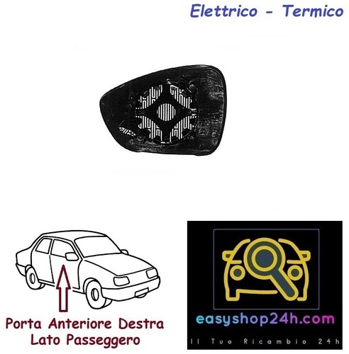 Calotta Specchio Retrovisore Per Citroen C3 dal 2016 al 2020 Tappo di ricambio per copertura specchietto retrovisore laterale auto accessori auto (Colore : Bianco