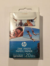 HP Zink 1AH01A Sticker Photo Paper - 20 Sheet