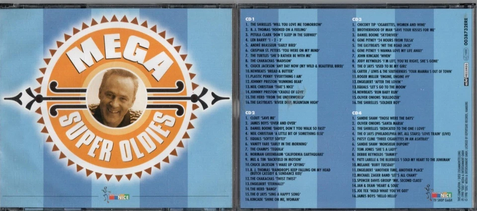 Mega Super Oldies V.A. - 4-CD Box (1998) - Bild 1 von 1