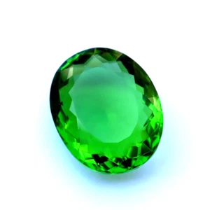 Piedra preciosa suelta de peridoto verde 115 quilates corte ovalado natural certificado AAA mejor oferta - Imagen 1 de 8