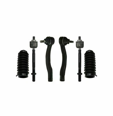 Extremos de barra de amarre interior y exterior de 6 piezas para Honda CRX Civic 1988-1991 todos los modelos Foto 1 de 4