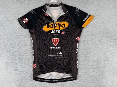 Camiseta de ciclismo Primal adulto pequena preta laranja Tokyo Joes zíper completo poliéster - Imagem 1 de 4