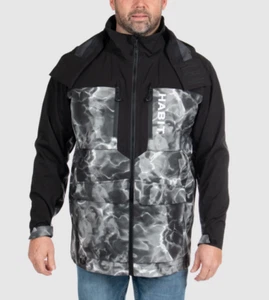 Habit Men's Angler's Bluff Rain Jacket - NEW With Tags - Picture 1 of 11