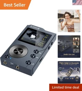 Lettore Audio Digitale Hi-Res Portatile 64GB Espandibile Senza Perdite Bluetooth - Foto 1 di 8