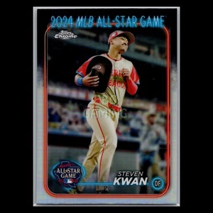 2024 Topps Chrome Update - #ASGC-8 Steven Kwan MLB All-Star Game - Picture 1 of 2