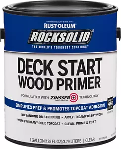 312283 Deck Start Wood Primer, 1 Gallon, Clear, 128 Fl Oz (Pack of 1) - Picture 1 of 1