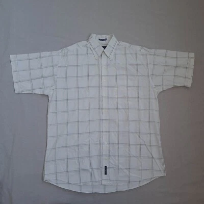 Gant Key West Popling Mens Button Up Shirt Size L Short Sleeve Lightweight Check - Image 1 of 4