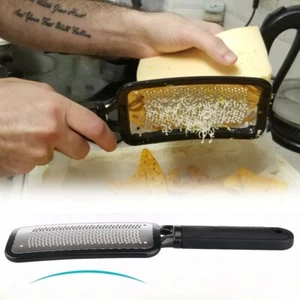 Handheld Cheese Grater Lemon Zester Ginger Fine Shredder Scraper Rasp File Tool. - Picture 1 of 14
