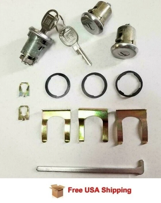 For 1967 Chevelle Door & Trunk Lock set with GM Keys FREE SHIPPING - Image 1 of 1