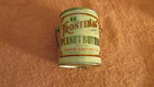 Vintage Frontenag Brand Peanut Butter Tin Can Gannon Grocery Co. Michigan.
