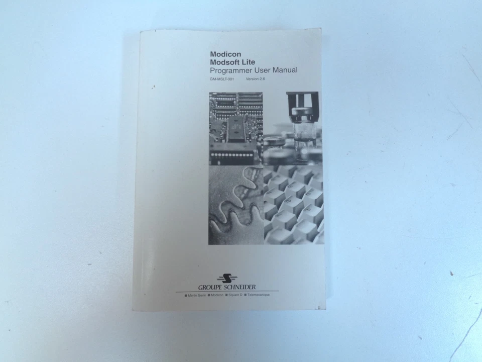 MODICON GM-MSLT-001 MODSOFT LITE PROGRAMMER USER MANUAL - FREE SHIPPING!!! - Image 1 of 1