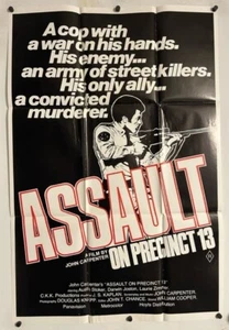 Assault on Precinct 13 1976 Original Australian One Sheet Movie Poster RARE - Bild 1 von 1
