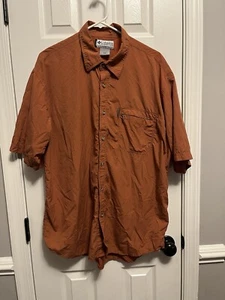 CAMISA COLOMBIA GRT Omni Dry para hombre ventilada senderismo pesca naranja a cuadros XL - Imagen 1 de 6