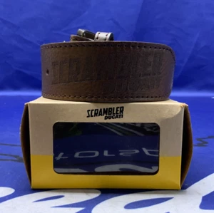 Ducati Scrambler Logo Ledergürtel (braun) 110 cm OEM 987691899 - Bild 1 von 23