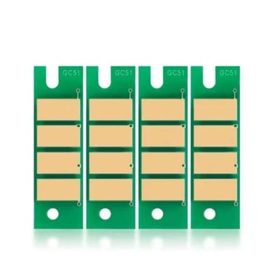 4pc/set for Ricoh GC51 Ink Cartridge One Time Chip for Ricoh SG3210 DNW  - Image 1 of 4