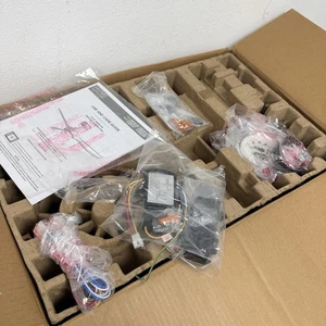 Marlon 52 in. Integrated LED Indoor Natural Iron Ceiling Fan w Brazilian & - Picture 1 of 3