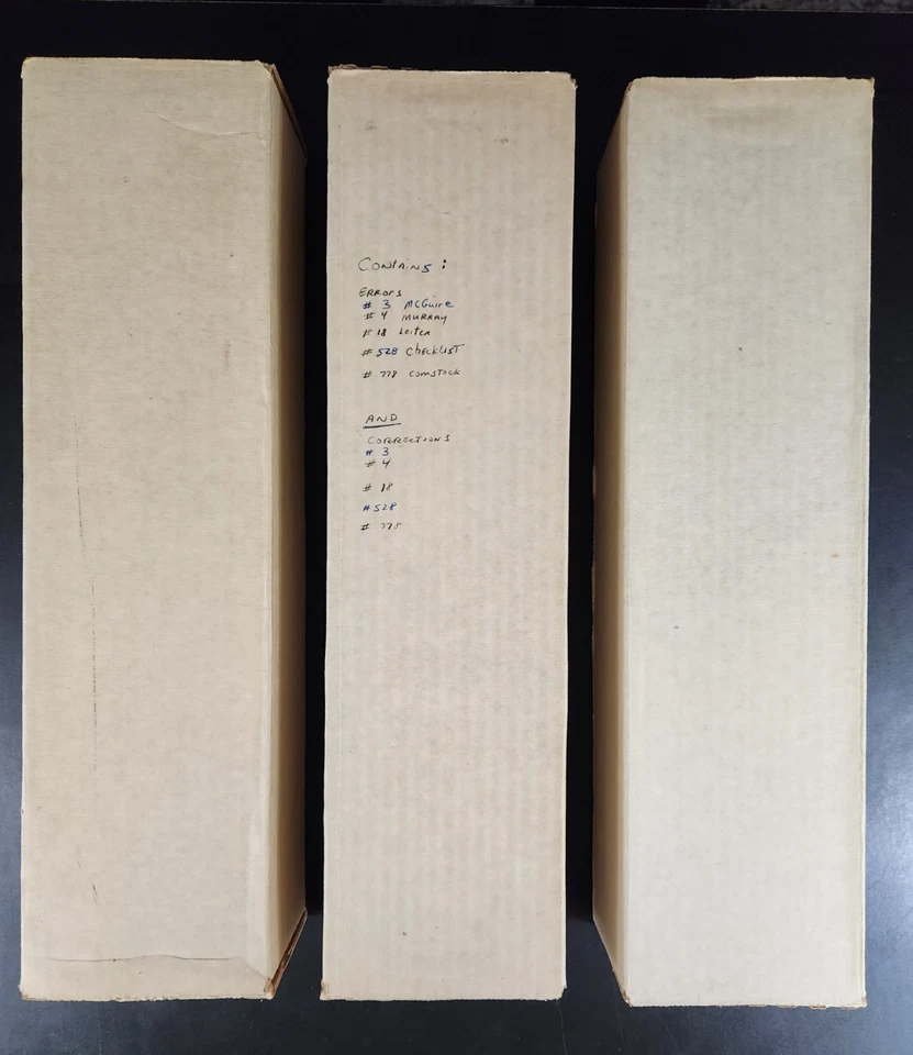 Béisbol Topps 1987, 1988, 1989. Tres juegos completos - casi nuevo novatos / errores incluidos Foto 1 de 4